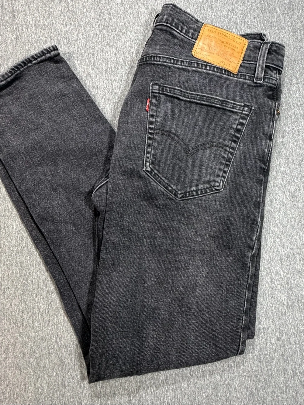 Levi's Jeans Lot 511 Premium Men's 34x32  Black Denim Slim Jeans Stretch